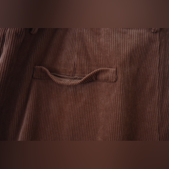 Wide Leg Women’s Corduroy Cargo Pants Size 0X Cider - Picture 6 of 12